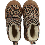 Angulus Beige Leo Garbi Tex Vinterstøvle With Print