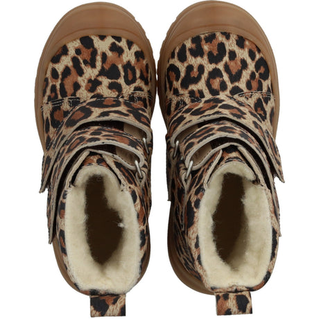 Angulus Beige Leo Garbi Tex Vinterstøvle With Print