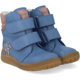 Angulus Blue Daisy/Faded Rose Tex-Støvle With Funklende Glitterregnbue