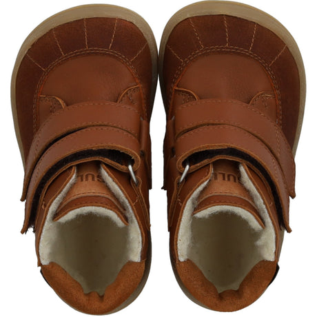 Angulus Cognac/Cognac/Tan Beginner Tex-Støvle With Kontraststikninger