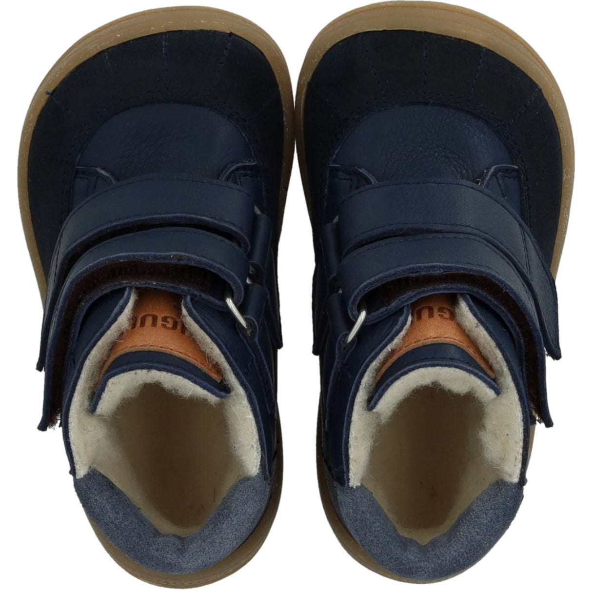 Angulus Navy/Tan/Blue Fog Beginner Tex-Støvle With Kontraststikninger