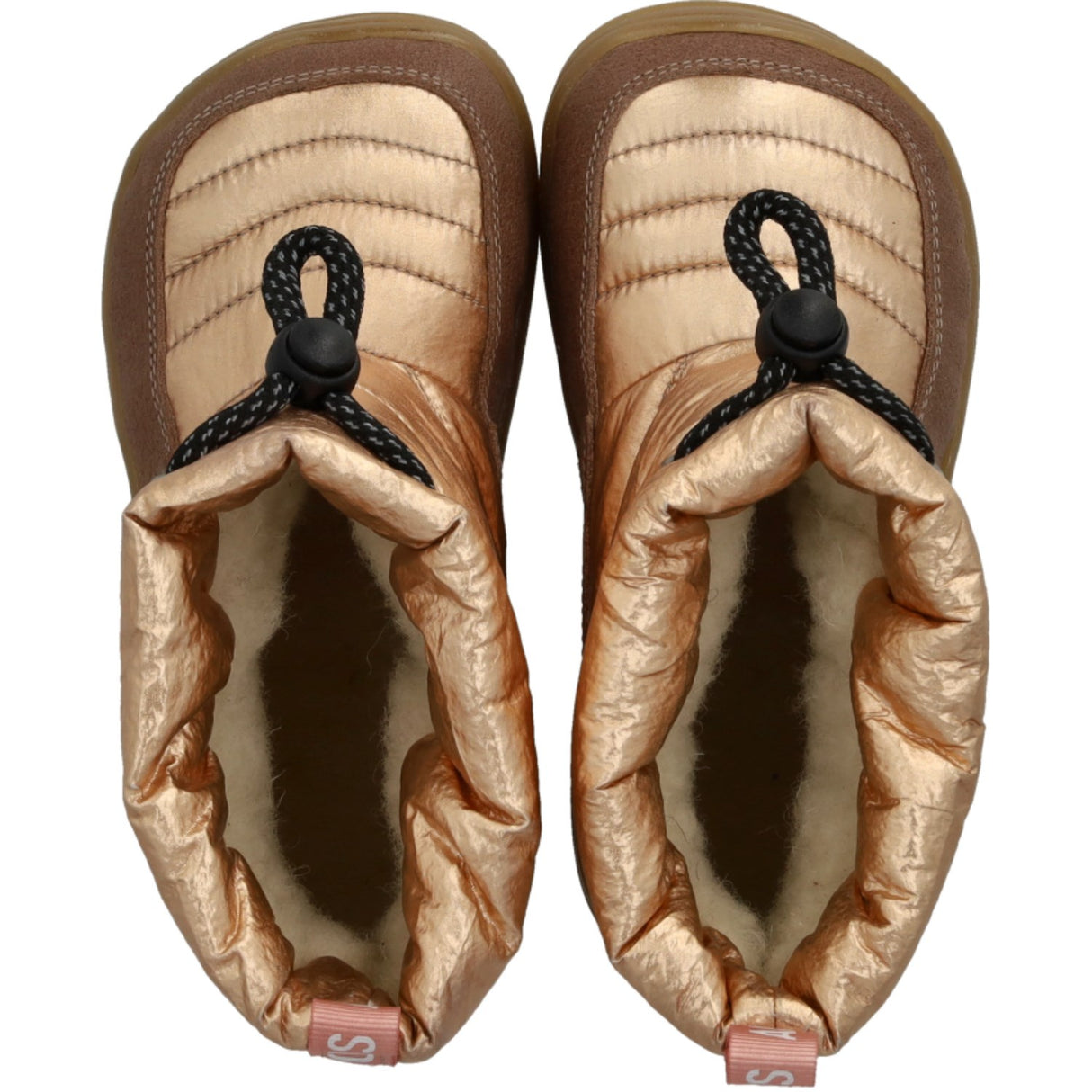 Angulus Rose/Rose Gold Shine Let Og Fleksibel Tex-Vinterstøvle In Nylon