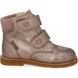 Angulus Rose Copper/Rosebud/Faded Rose Tex-Støvle With Funklende Glitterhjerter