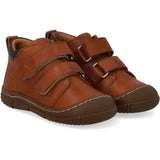 Angulus Cognac/Dark Brown Velcro Boot With Forstærket Tå