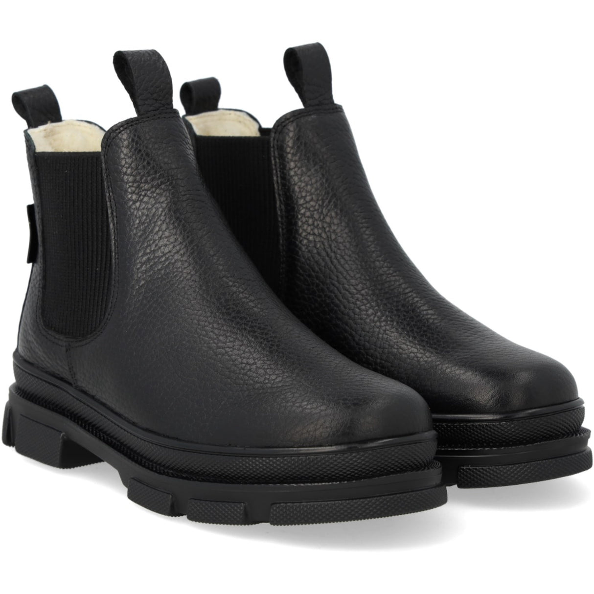 Angulus Black/Black Chunky Tex Chelsea Boot