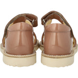 Angulus Clay/Clay Glitter Sandal With Funklende Glitterdetalje