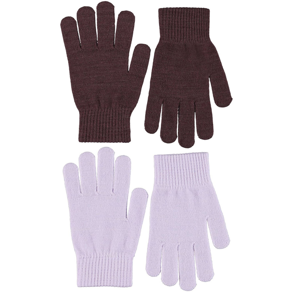 Molo Burgundy Kiddy Wool Gloves