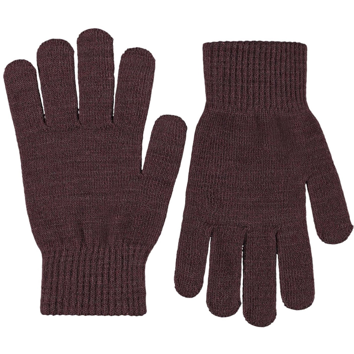 Molo Burgundy Kiddy Wool Gloves