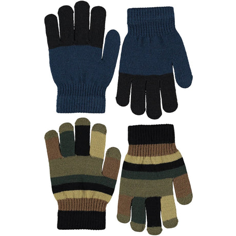 Molo Navy Sky Kei Gloves