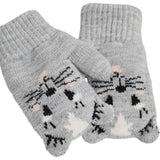 Molo Grey Melange Kenau Mittens