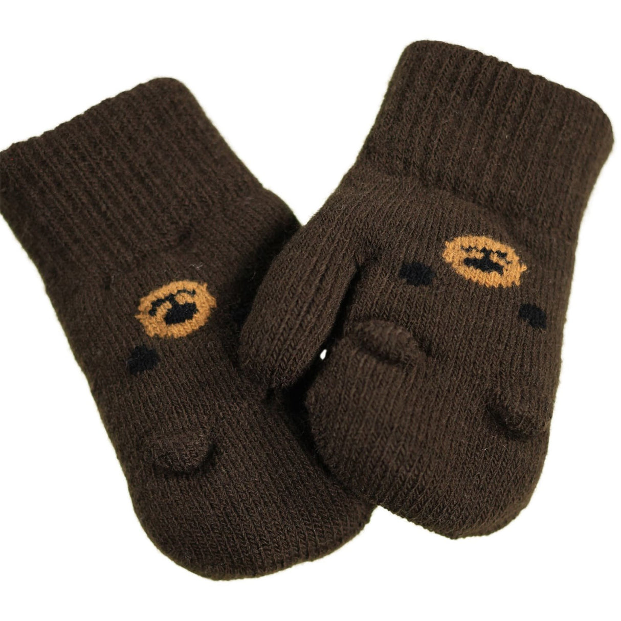 Molo Bark Brown Kenau Mittens