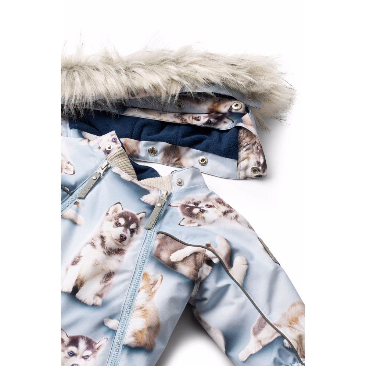 Molo Husky Cubs Pyxis Fur Baby Snowsuit