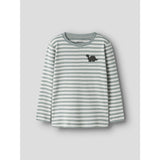 Name It Green Milieu Dinosaur Nmmvilly Ls Slim Top Noos