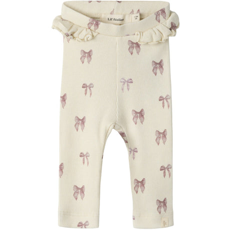 Lil'Atelier Turtledove Bow Nbfgavo Efi Slim Leggings Lil Noos