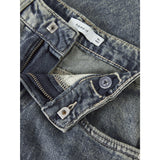 Name It Vintage Medium Blue Denim Nkfrose Wide Hw Jeans Destr 1411-Be Noos