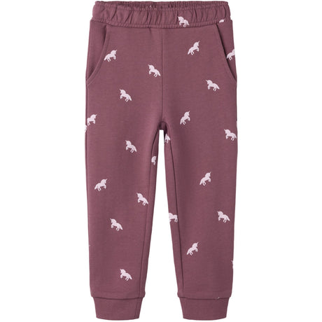 Name It Wild Ginger W. Parfait Pink Unicorns Nmfvalba Swe Pants Unb Noos