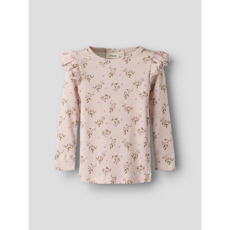 Lil'Atelier Hushed Violet Flowers Nmfgavo Eko Ls Slim Top Lil Noos