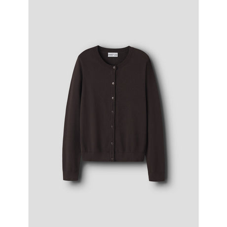 Name It Chocolate Plum Nkfvalane Ls Knit Card Noos