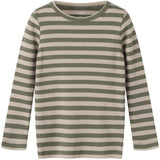 Name It Dusty Olive Pure Cashmere Nmnbanio Ls Xsl Top Noos