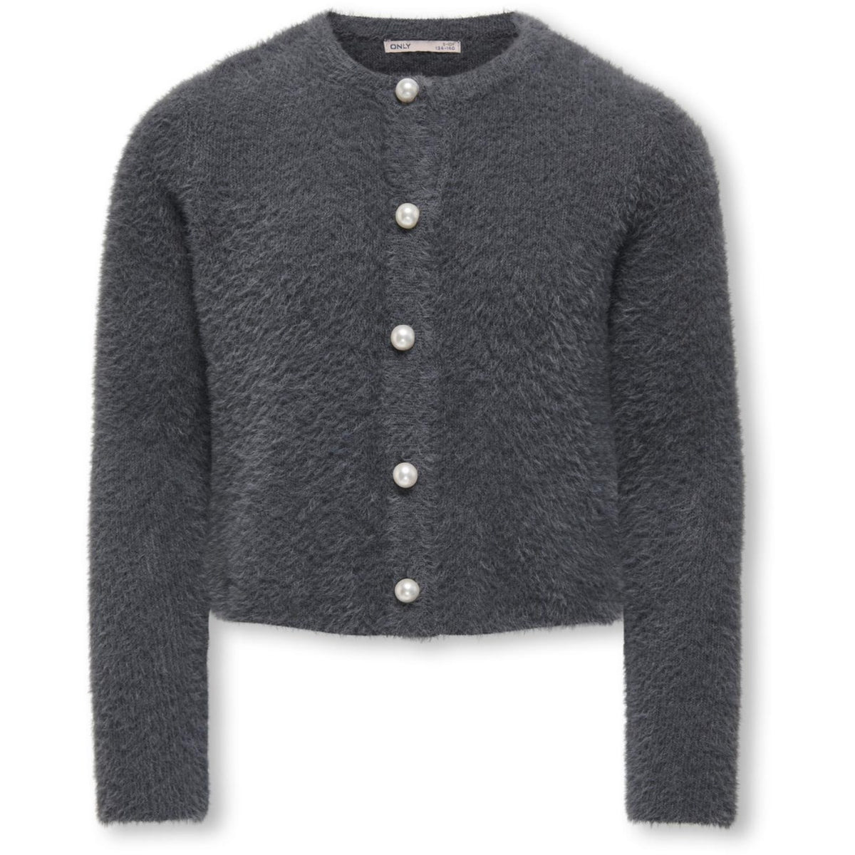 kids ONLY Blackened Pearl Kogpiumo Petra Pearl O-Neck Car Knt Noos