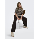 kids ONLY Savannah Tan Bracken/Speckles Kogdora Life Leo L/S O-Neck Knt