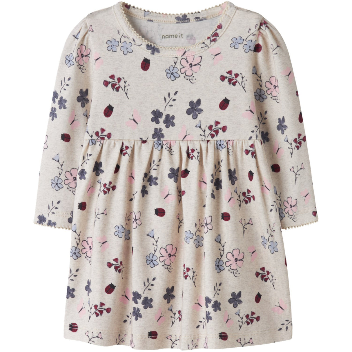 Name It Peyote Melange Nbfkamelia Ls Dress