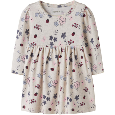 Name It Peyote Melange Nbfkamelia Ls Dress