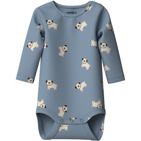 Name It Ashley Blue Dogs Nbmvroels Ls Body Box