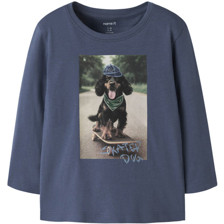 Name It Vintage Indigo Skater Dog Nmmvoto Ls Nreg Top