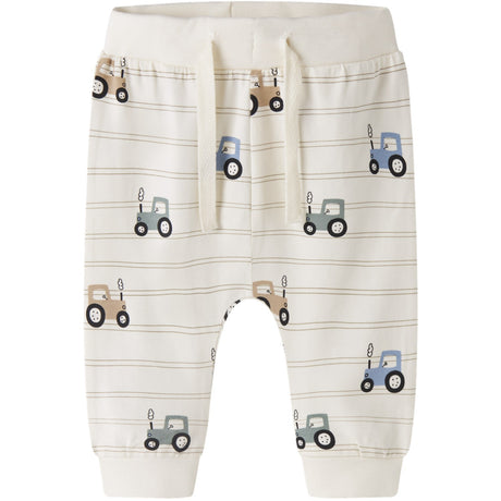Name It Antique White Tractors Nbmvroels Pants Box