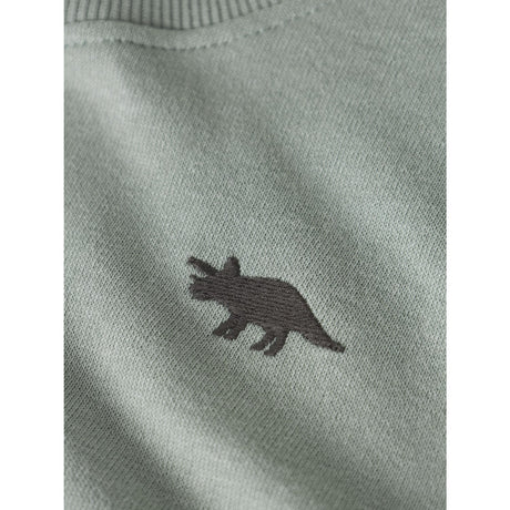 Name It Green Milieu Dino Nmmvallen Ls Nreg Sweat Unb