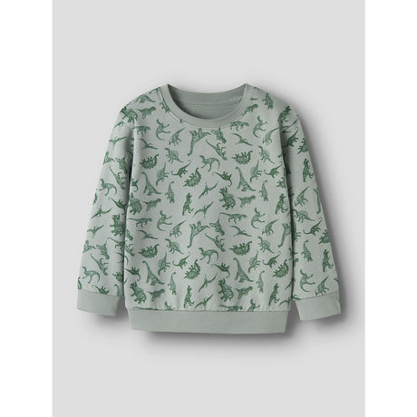 Name It Green Milieu Dino Nmmvifelix Ls Nreg Sweat Unb