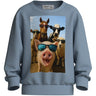 Name It Ashley Blue Farm Animals Nmmvoto Ls Nreg Sweat Unb