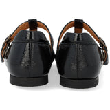 Angulus Black T-Bar Ballerina With Cut-Out Hjerte