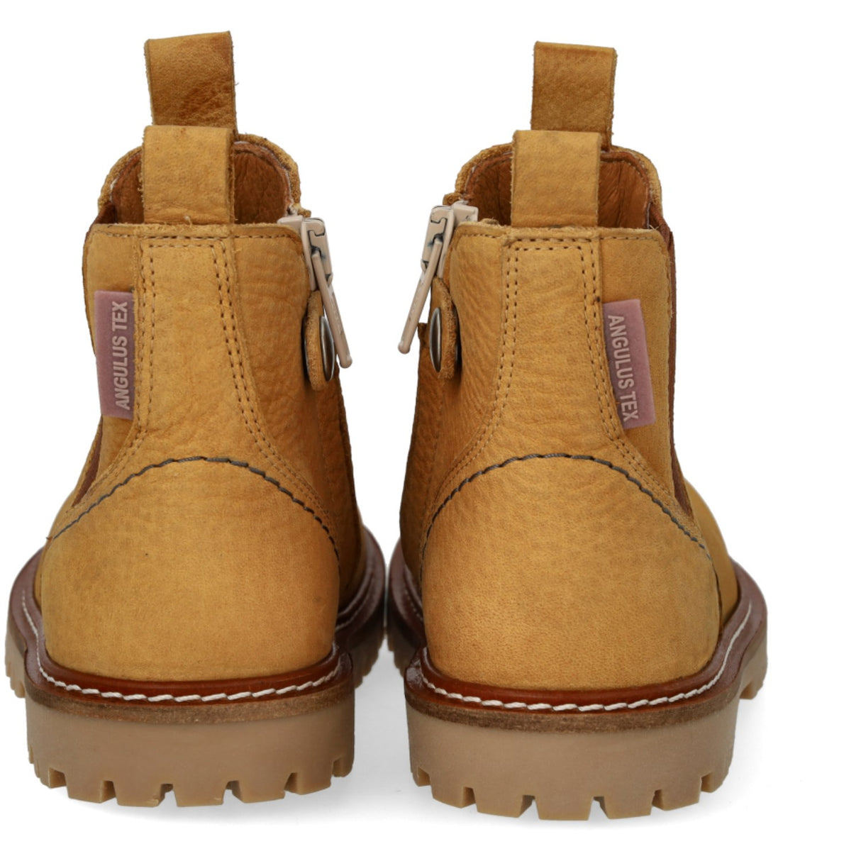 Angulus Ocher/Cognac Chunky Chelsea Boot