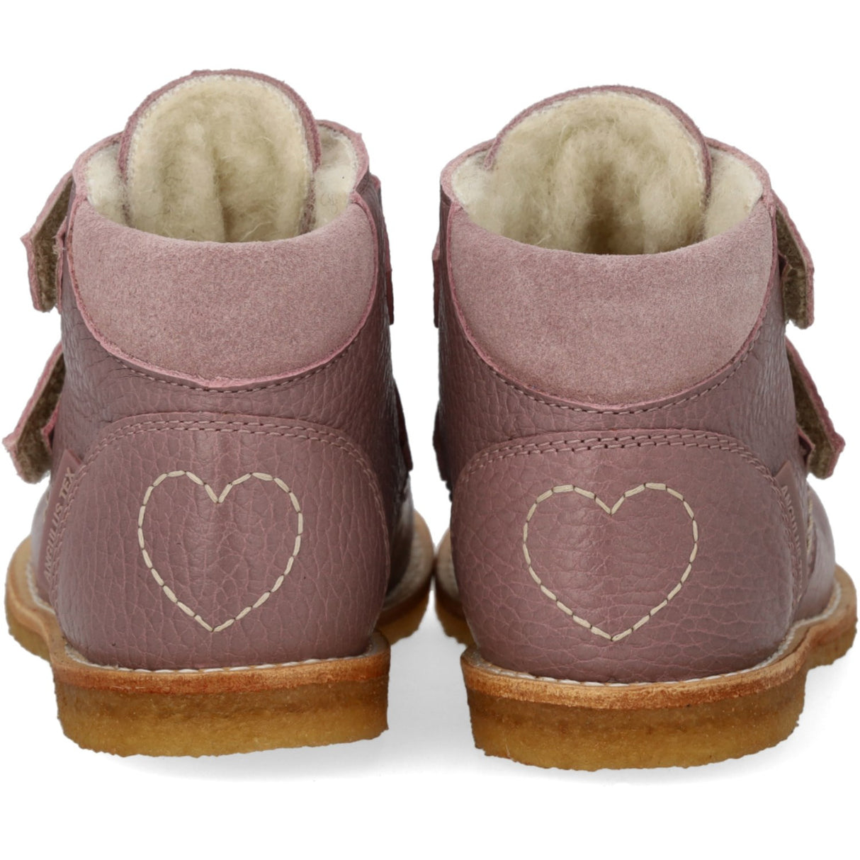 Angulus Faded Rose/Faded Rose Tex-Støvle With Hjertedetalje