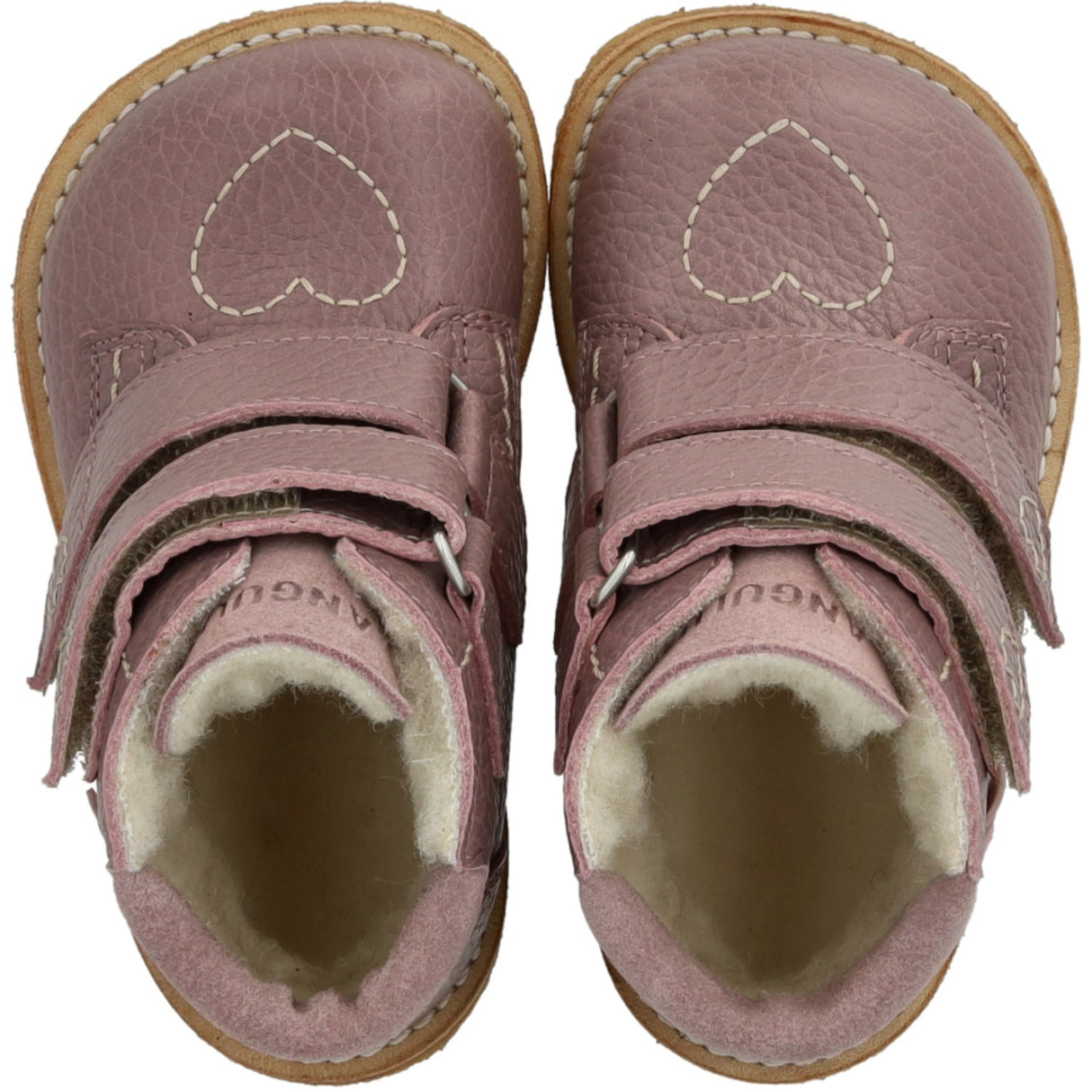 Angulus Faded Rose/Faded Rose Tex-Støvle With Hjertedetalje