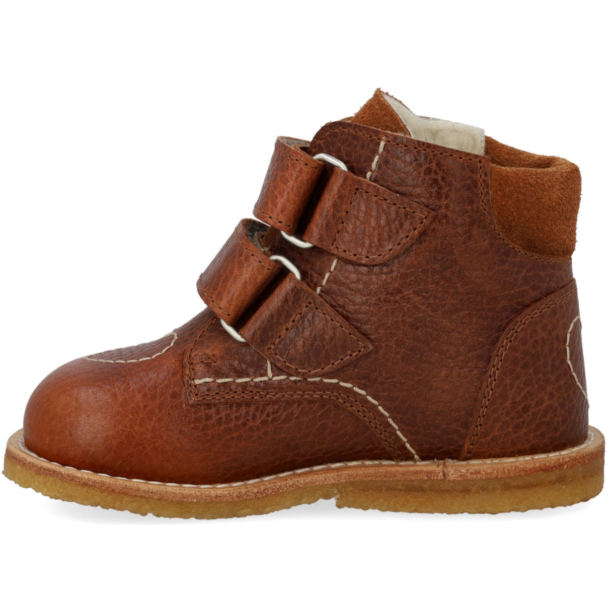 Angulus Cognac/Cognac Tex-Støvle With Hjertedetalje