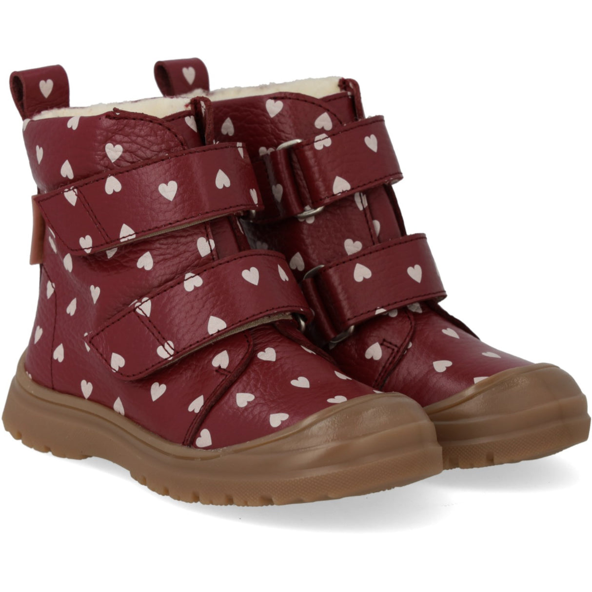 Angulus Berry Rose Hearts Tex Vinterstøvle With Print