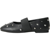 Name It Black Studs In Silver Nkfraya Ballerina