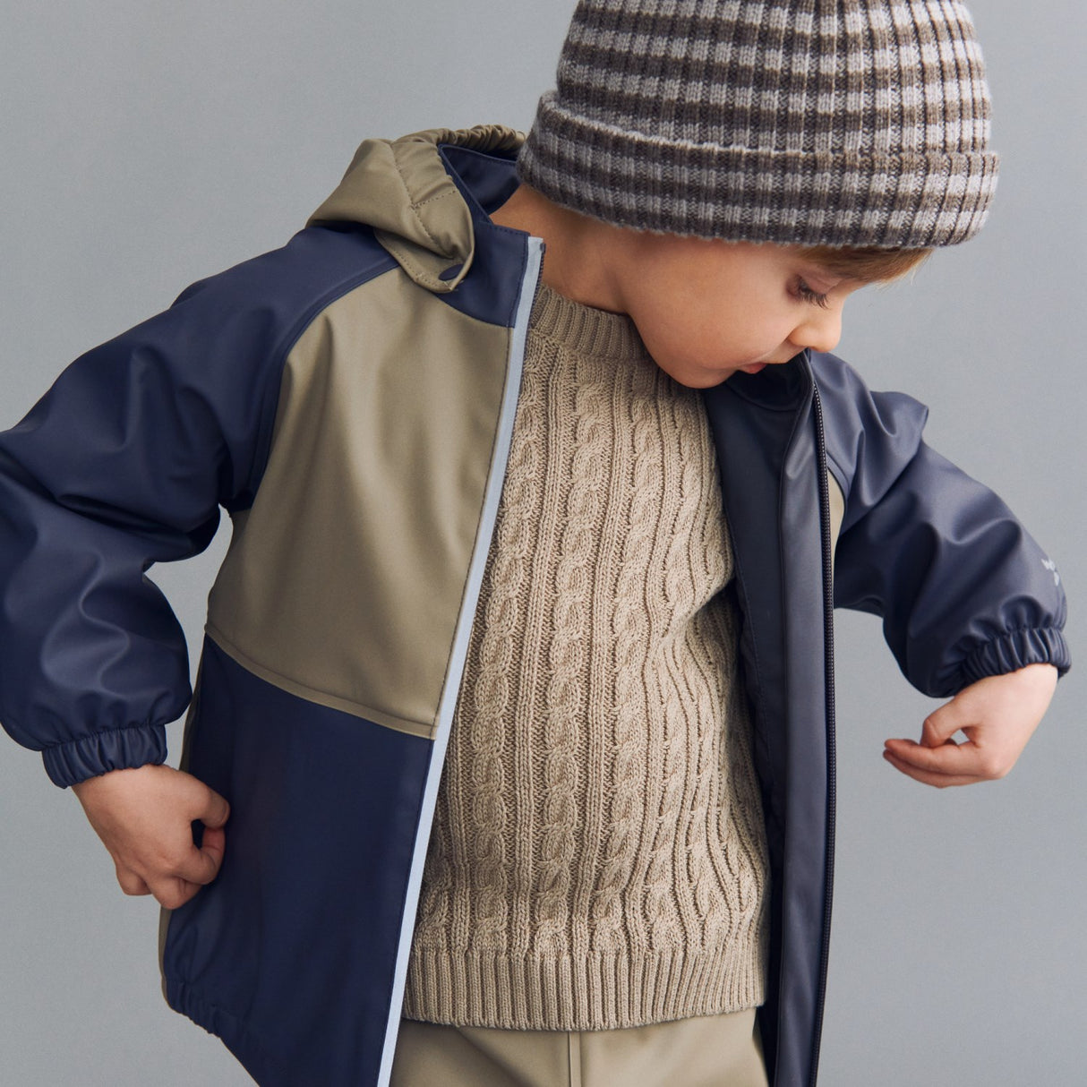Wheat Gravel Knit Pullover L/S Oliver