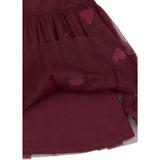 THE NEW Siblings Burgundy Emb Tn Tnstvonda S_L Mesh Dress