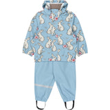 THE NEW Siblings Ashley Blue AOP Tnstumma Rainwear Set