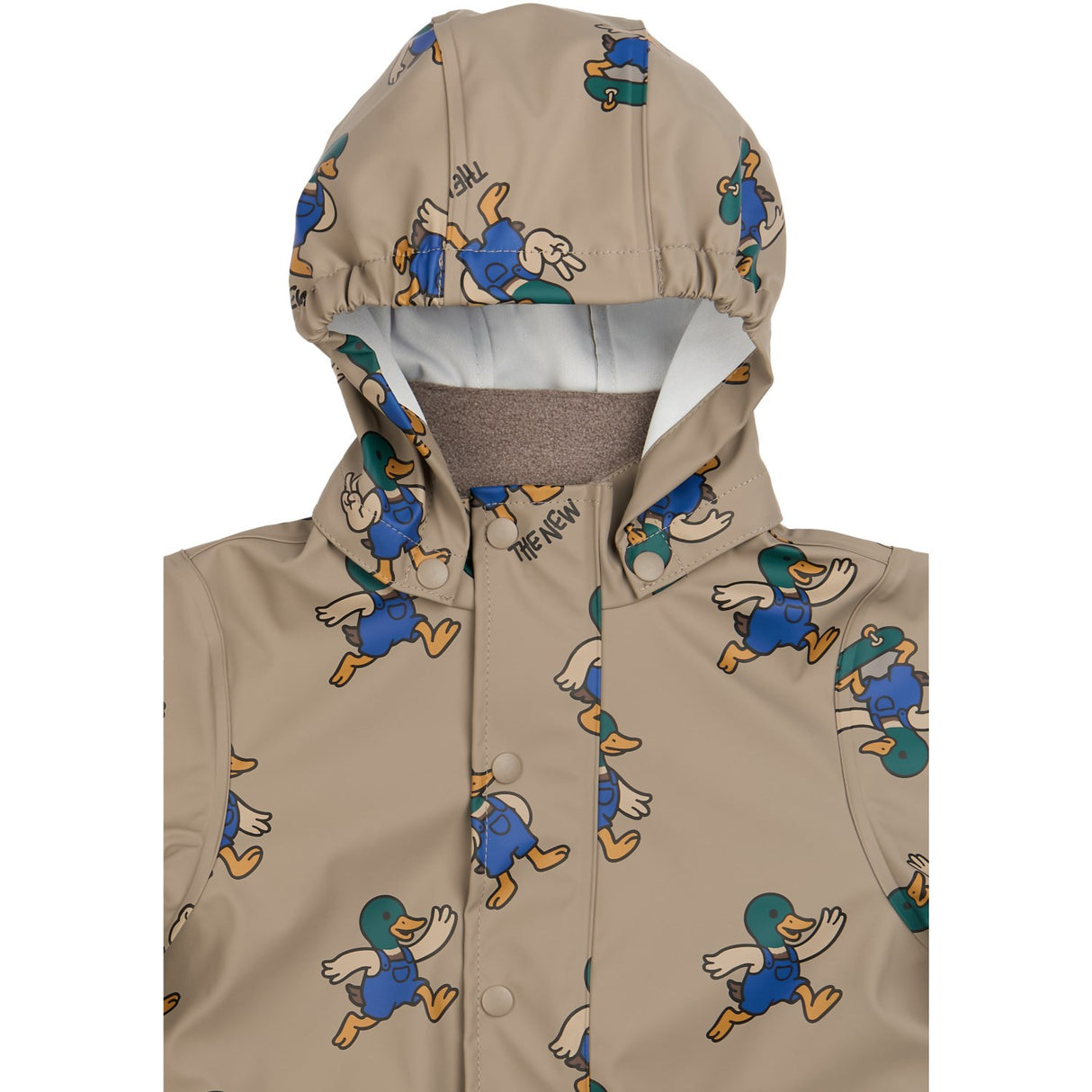 THE NEW Siblings Taupe Gray AOP Tn Tnstuwe Rainwear Set