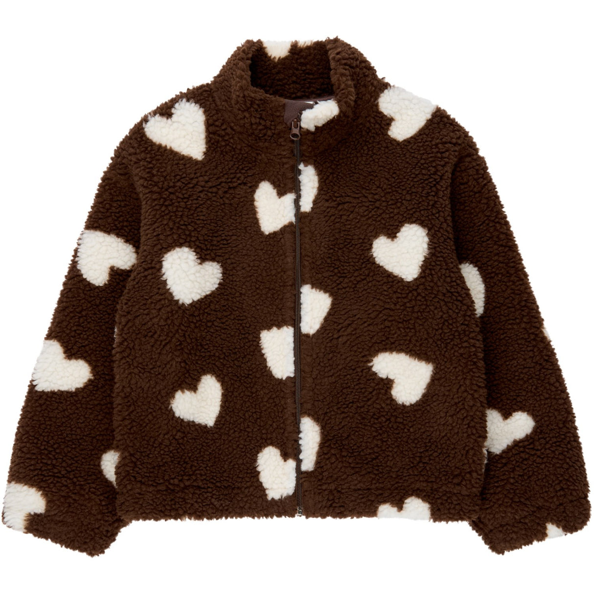 The New Chestnut AOP Tnunita Os Teddy Jacket