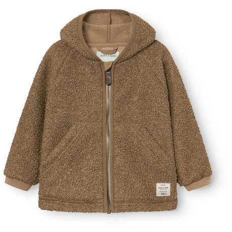 Mini A Ture Otter Brown Matliff Teddyfleece Jacket. Grs