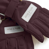 Mini A Ture Fudge Aubergine Matcelio Gloves