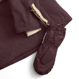 Mini A Ture Fudge Aubergine Matcesar Fleece Lined Mittens
