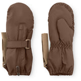 Mini A Ture Chestnut Brown Matcesar Fleece Lined Mittens