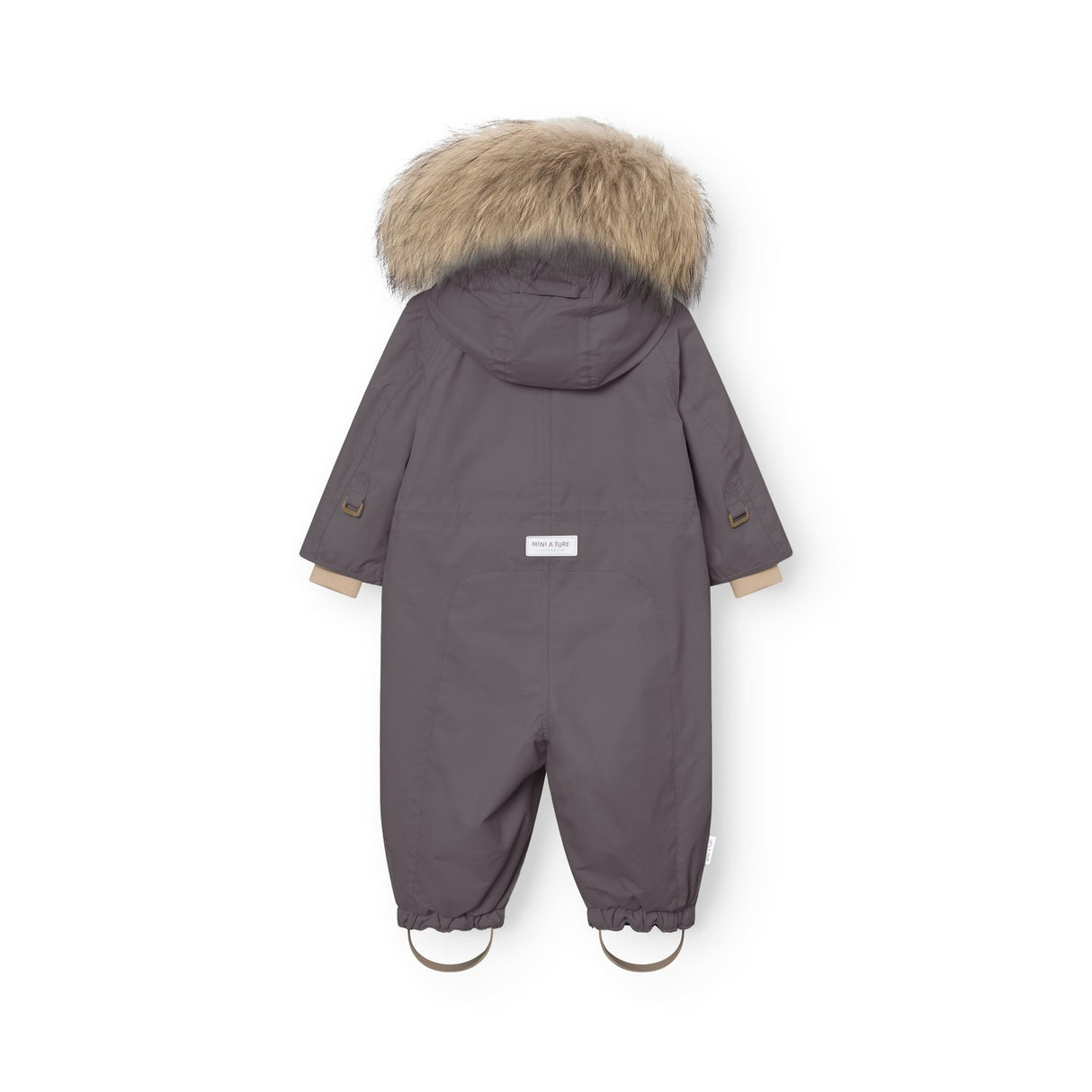 Mini A Ture Plum Kitten Matwisti Fleece Lined Snowsuit Fur. Grs